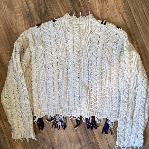 NIWIY distressed knit sweater with beads - Picture 2 of 3